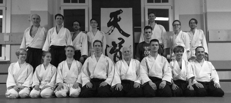 Peter Verheul aus den Niederlanden zu Besuch beim Aikido-Training in Berlin 2017